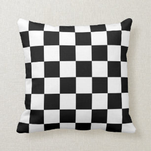 Klassisches Checkered blute ich, den Kissen