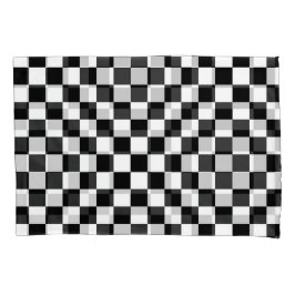 Klassisches Checkered blute ich, den Kissenbezug