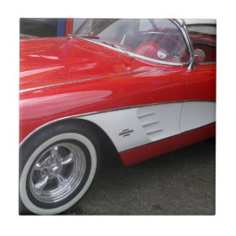 Klassisches Chevrolet Corvette Fliese
