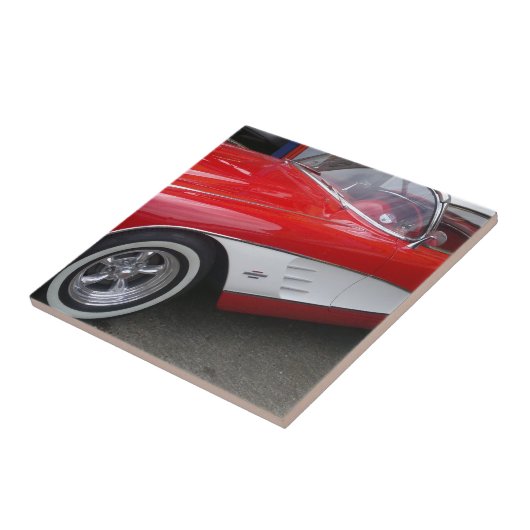Klassisches Chevrolet Corvette Fliese (Seite)