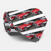 Klassisches Chevrolet Corvette Krawatte (Gerollt)