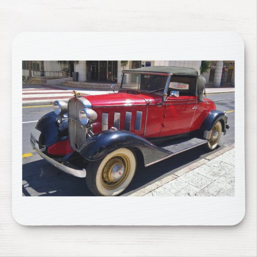 Klassisches Chevvy Kabriolett Mousepad (Vorne)