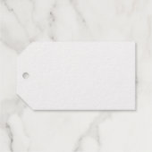 Klassisches Chic-Denken Geschenkanhänger (Rückseite (Horizontal))