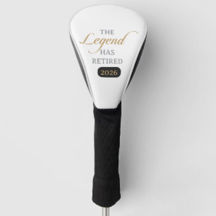 Klassisches Chic Kalligrafie Die Legende Hat Sich  Golf Headcover