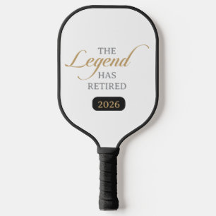 Klassisches Chic Kalligrafie Die Legende Hat Sich Pickleball Schläger