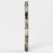 Klassisches Chic-Muster aus gepolstertem Glas Case-Mate iPhone Hülle (Hinten/Rechts)