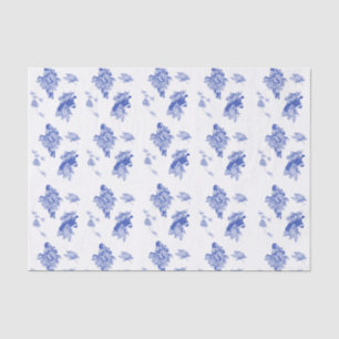Klassisches Chinoiserie Chic Blumenmuster Seidenpapier