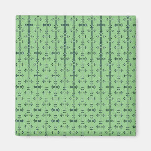 Klassisches christliches Kreuz Minimalistische Kun Magnet