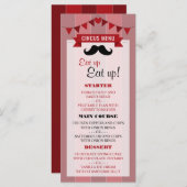 Klassisches Circus Poster-Kindermenü Menükarte (Vorne/Hinten)