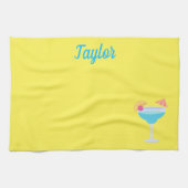 Klassisches Cocktailglas Geschirrtuch (Horizontal)