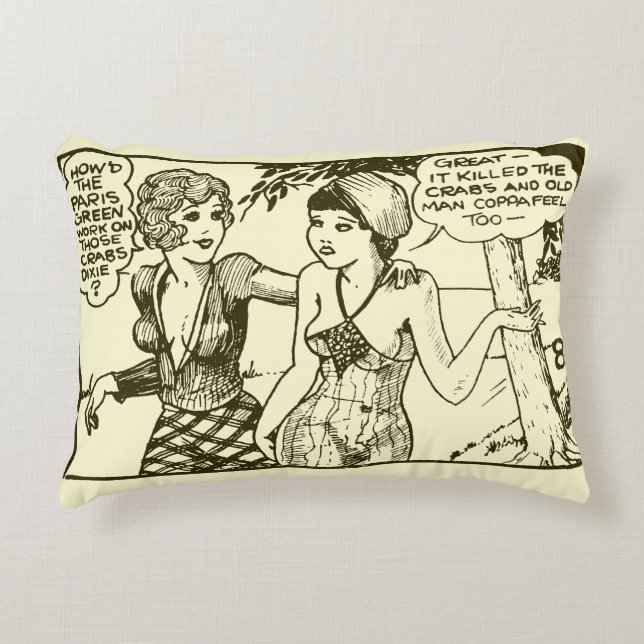 Klassisches Comic Art Indoor Accent Pillow Dekokissen (Vorderseite)