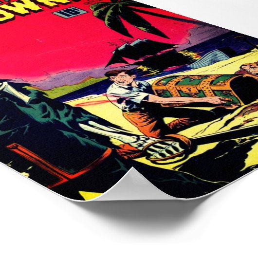 Klassisches Comic Poster (Ecke)