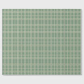 Klassisches Cottagecore-Gingham-Karo Geschenkpapier (Flach)