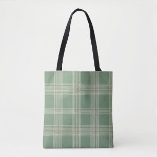 Klassisches Cottagecore-Gingham-Karo Tasche