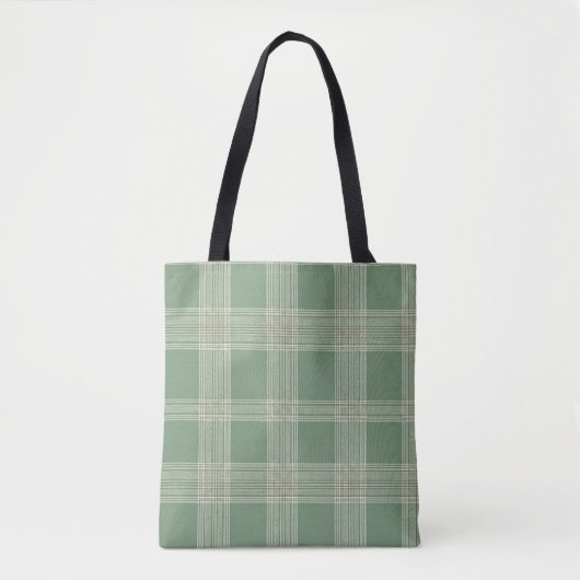 Klassisches Cottagecore-Gingham-Karo Tasche (Vorderseite)