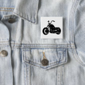 Klassisches Cruiser-Motorrad-Design Button (Beispiel)