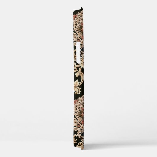 klassisches Damastraenmuster mit Rahmenabstraktion Case-Mate iPhone Hülle (Rückseite / Rechts)