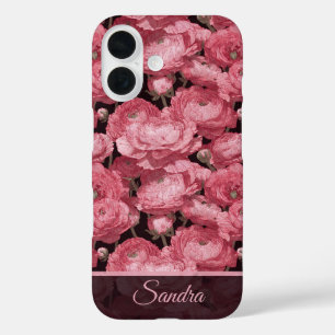 Klassisches Danke-Schön-Geschenk Ranunculus Name iPhone 16 Hülle