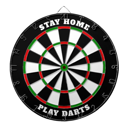 Klassisches Dartboard mit benutzerdefiniertem Text Dartscheibe (vorne)