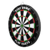 Klassisches Dartboard mit benutzerdefiniertem Text Dartscheibe (Vorderseite rechts)
