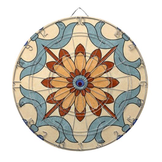 Klassisches Dartboard nach Maß Dartscheibe (vorne)