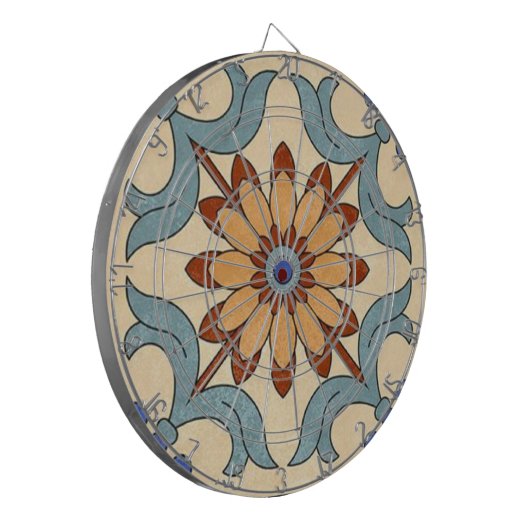 Klassisches Dartboard nach Maß Dartscheibe (Vorderseite Links)