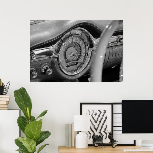 Klassisches Dashboard Poster (Heimbüro)