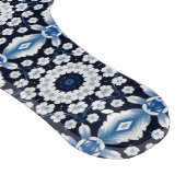 Klassisches Delft Bloom - Blau und Weiß, florale T Schneidebrett (Ecke)