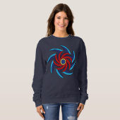 Klassisches Design* Damen-Basic-Sweatshirt Sweatshirt (Vorne ganz)