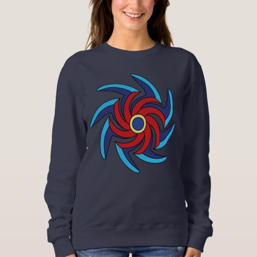 Klassisches Design* Damen-Basic-Sweatshirt Sweatshirt (Vorderseite)