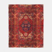 Klassisches Design des orientalischen Teppichs - Fleecedecke (Vorderseite)
