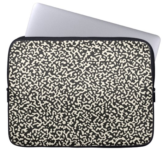 Klassisches Design für Black-Composite-Notebooks Laptopschutzhülle (Vorderseite)