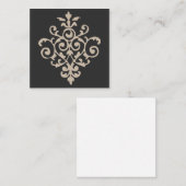 klassisches Design Quadratische Visitenkarte (Vorne/Hinten)