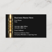 Klassisches Design von Business Cards Visitenkarte (Vorderseite)