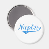 Klassisches Design von Neapel Maine Magnet (Vorderseite/Rückseite)