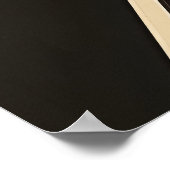 Klassisches Diamantmuster Poster (Ecke)