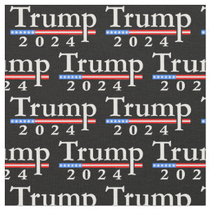 Klassisches Donald Trump-Muster 2024 Stoff