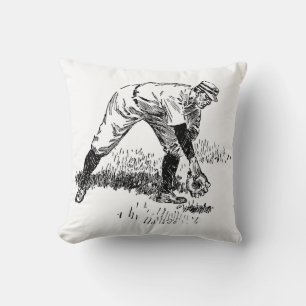 Klassisches Doppelseitiges Baseballwirbelkissen Kissen