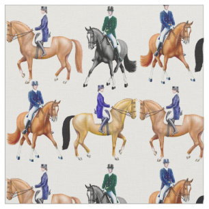 Klassisches Dressage-Pferdereiter-Gewebe Stoff