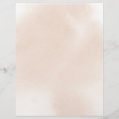 Klassisches Dusty Pink Rose Bridal Bingo Spiel (Rückseite)