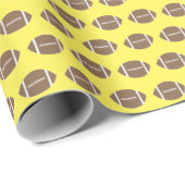 Klassisches einfaches Fußball Wrapping Paper Geschenkpapier (Rolleneckpunkt)