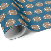 Klassisches einfaches Fußball Wrapping Paper Geschenkpapier (Rolleneckpunkt)