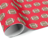Klassisches einfaches Fußball Wrapping Paper Geschenkpapier (Rolleneckpunkt)