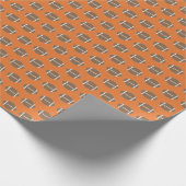 Klassisches einfaches Fußball Wrapping Paper Geschenkpapier (Ecke)