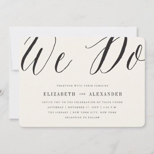 Klassisches einfaches Skript Wir machen eine moder Einladung (Vorderseite)