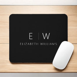 Klassisches Elegant Moderner Minimalistischer Mono Mousepad