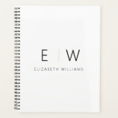 Klassisches Elegant Moderner Minimalistischer Mono Planer (Vorderseite)