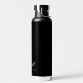 Klassisches Elegant Moderner Minimalistischer Mono Trinkflasche (Links)