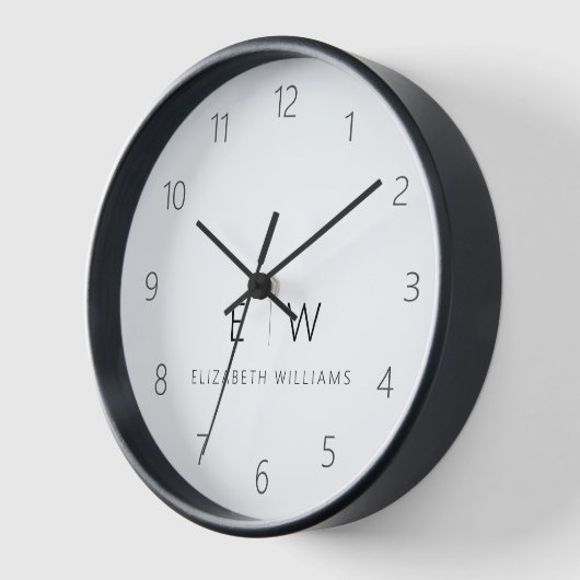 Klassisches Elegant Moderner Minimalistischer Mono Uhr (Winkel)