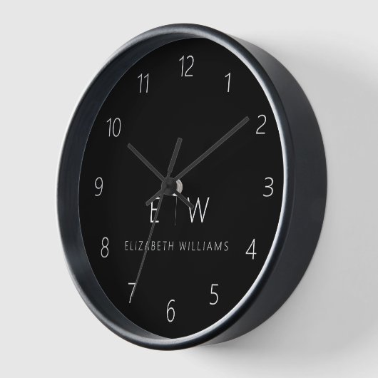 Klassisches Elegant Moderner Minimalistischer Mono Uhr (Winkel)